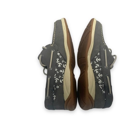 Sperry Top-Sider Intrepid Anchors Womens Graphite STS90820 Sneakers Shoes 6.5 M - Picture 1 of 8